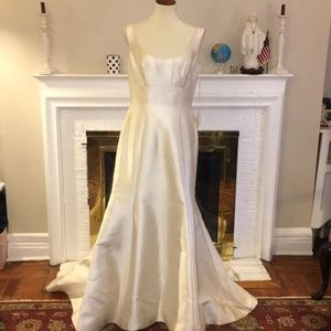 Waters & Watters cream wedding Gown